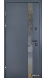 Вхідні двері Abwehr Defender Nordi Glass RAL 7021Т